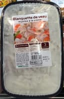 Blanquette de veau mijotée à la crème