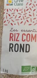 Riz complet rond