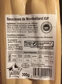 Saucisses de Montbéliard IGP