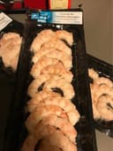 Queues de crevettes sauvages