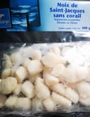 Noix de Saint Jacques sans corail