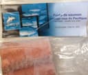 Pavés de saumon rose du Pacifique sauvage