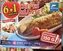 Crêpes géantes surgelées Fruits de Mer (6+1 gratuite)