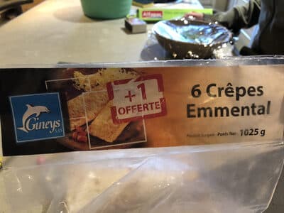 Crêpes emmental