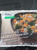 Quinoa et graines cuisiner à la butternut et chou kale