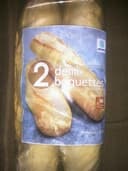 2 Demi-baguettes Précuites