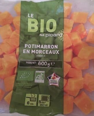 Potimarron en morceaux