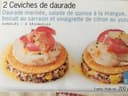 2 Ceviches de Daurade
