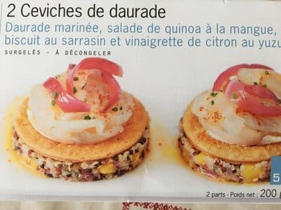 2 Ceviches de Daurade