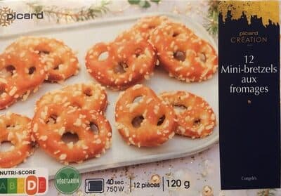 12 mini bretzels aux fromages
