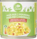 Maïs aux 2 poivrons Sans sucres ajoutés*