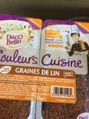 Graines de lin brun, barquette sécable 2 x 62,5g