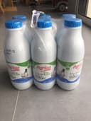 Pack de 6 bouteilles de Lait 1/2 écremé UHT BIO Agrilait
