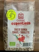 Duo de quinoa tomate, ciboulette