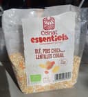 Blé, Pois Chiches, Lentilles Corail