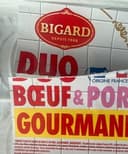 Bœuf porc steak haché
