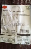 Brisket fumé cuit