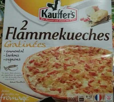 Tarte flambée gratinée
