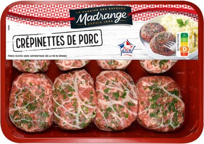 Crépinettes de porc x8