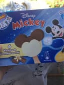 Glaces vanille & chocolat au lait Disney