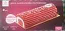 Bûche glacée crumble fruits rouges