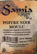 Poivre Nois Moulu 100 G