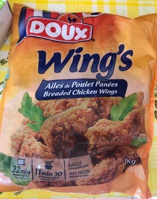 Wing’s de poulet panées