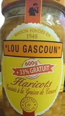 haricots cuisinés à la graisse de canard