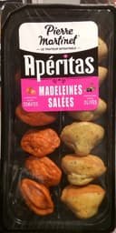 Apéritas Mes Madeleines aux Tomates et aux Olives