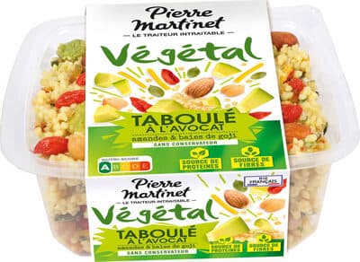 Taboulé à l'avocat amandes et baies de goji