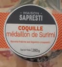 Coquille médaillon surimi