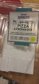 Pizza 4 fromages apéritif