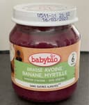 Brassé avoine banane, myrtille