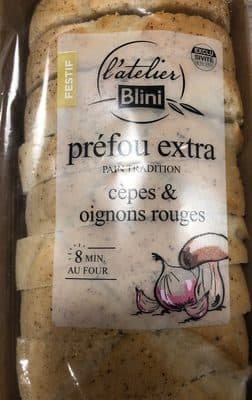 Préfou cepes et oignons rouges