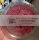 Betteraves de Champagne & chèvre crémeux, pointe de framboise