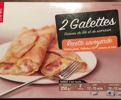 2 Galettes farine de blé et sarrasin savoyarde