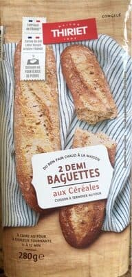 2 DEMI BAGUETTES aux céréales