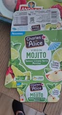 Compote virgin mojito citron vert et menthe sans sucres ajoutés