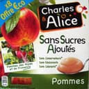 Pommes sans sucres ajoutés Charles & Alice