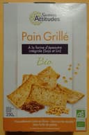 Pain grillé bio