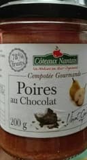 Compotée Gourmande Poires au Chocolat