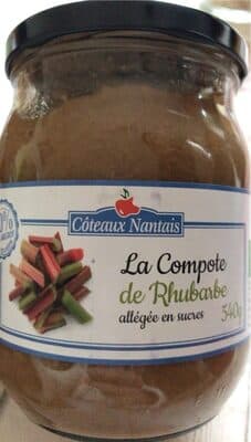 La compote de rhubarbe