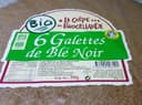 Galettes bio blé noir La Crêpe Brocéliande