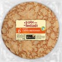 6 Petites Crêpes Bretonnes Vanille aux Oeufs de Plein Air en sachet