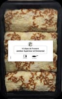 4 Crêpes de Froment Roulées Jambon Supérieur et Emmental