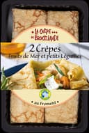 2 crêpes Fruits de Mer et petits Légumes