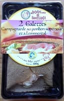 Galettes Campagnarde au jambon supérieur et à l'emmental