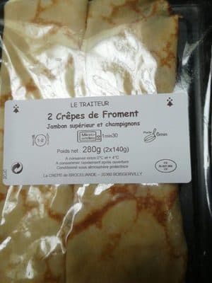Crepes jambon champignons