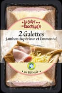 Galettes au blé noir jambon supérieur et emmental