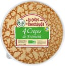4 Crêpes de Froment Biologiques en barquette